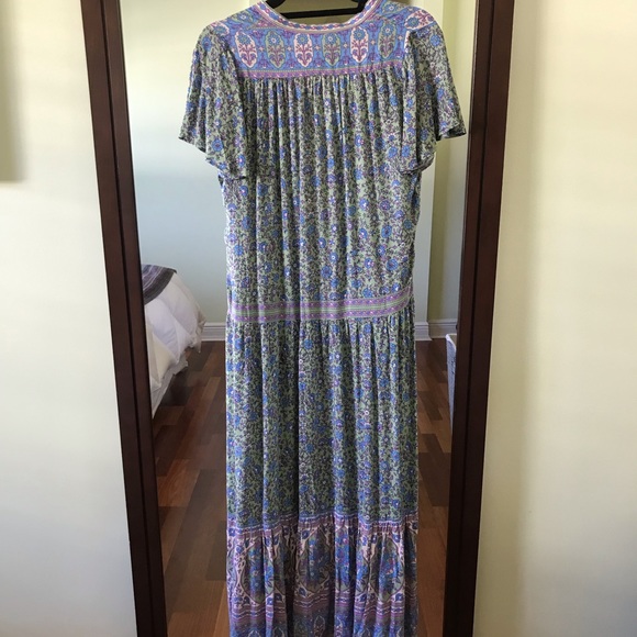 Spell and the gypsy jasmine flutter sleeve maxi xs - Picture 4 of 5